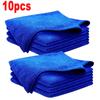 201PCS Microfiber Towels Car Wash Drying Cloth Blue Car Care Detailing Cleaning Polishing Duster Home Kitchen Washing Rags