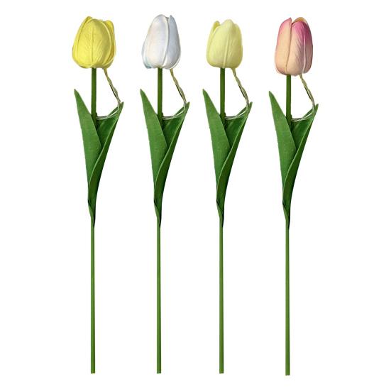 Yousheng Tulip Night Light Bouquet, Glowing Artificial Flowers with Petals, Handheld LED Lamp for Home Bedroom Decor, Valentine's Day Gift for Women