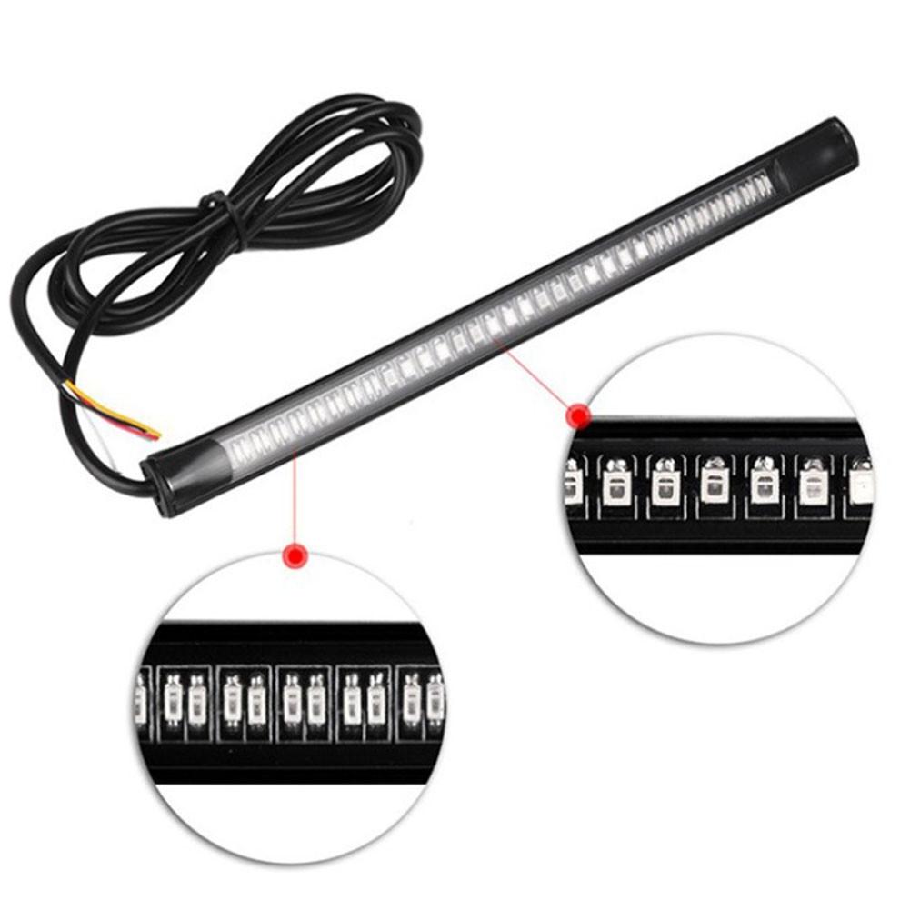 Accessories 48LED Light Strip Brake Stop Flexible Motorcycle