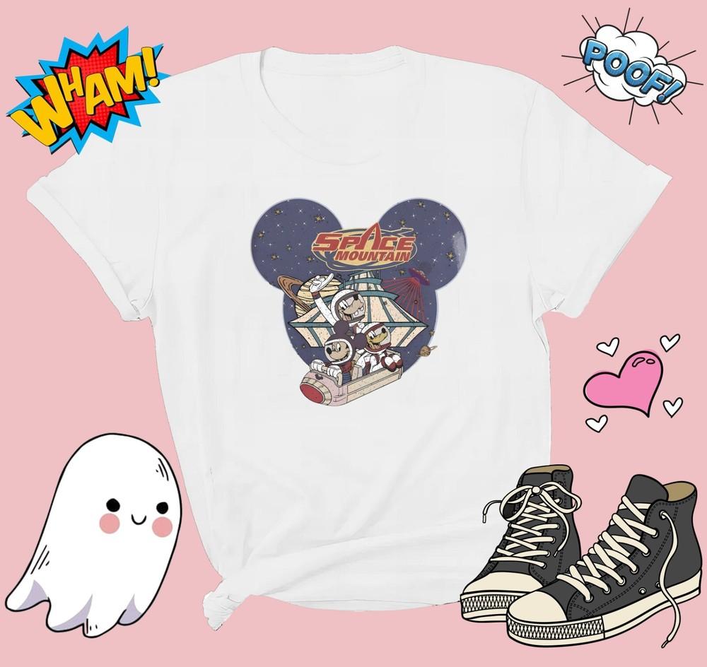 

Retro Space Mountain T-shirt T shirt Men Women Unisex Tshirt G649 3XL