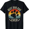 Best Dog Dad Ever Vintage for Retro Fathers Day Birthday T-Shirt