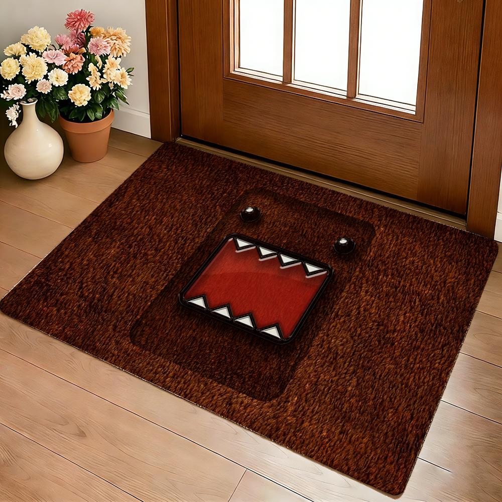 D-Domo-kun Japan Floor Mat Cozy Flannel Soft Thick Non-Slip Mat For Living Room Bedroom Kitchen Decor Rugs
