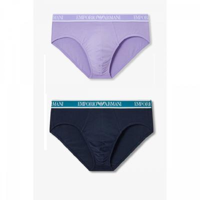 Men S Frame Logo Banding Cotton Brief Set  11301  11306 
