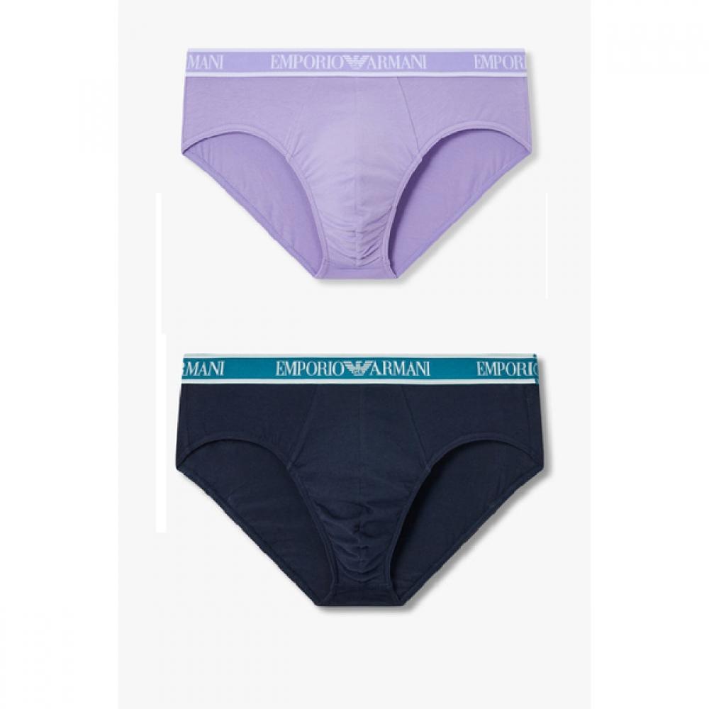 

Emporio Armani Men S Frame Logo Banding Cotton Brief Set 11301 11306 L(105)