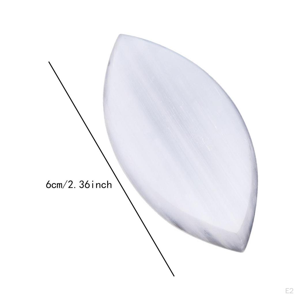 Selenite Crystal Bowl Display Decorative Housewarming Gift Multifunction Jewelry Tray Storage