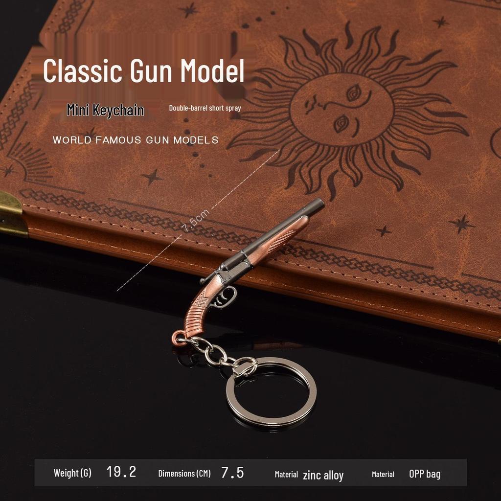 PUBG Game Peripheral Keychain: Non-Firing Gun Models (AWM, 98K, M24, P90, SKS, RPG)