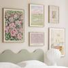 Retro Flowers Dandelion Peony Rose Leaves Gallery Posters And Prints Wall Art Canvas Oil Painting Pictures For Living Room Decor