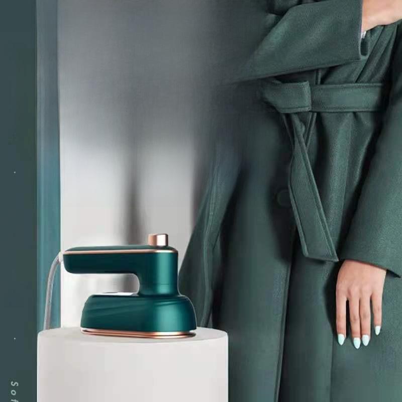 Compact Folding Handheld Iron with Water Spray for Home and Dormitory Use