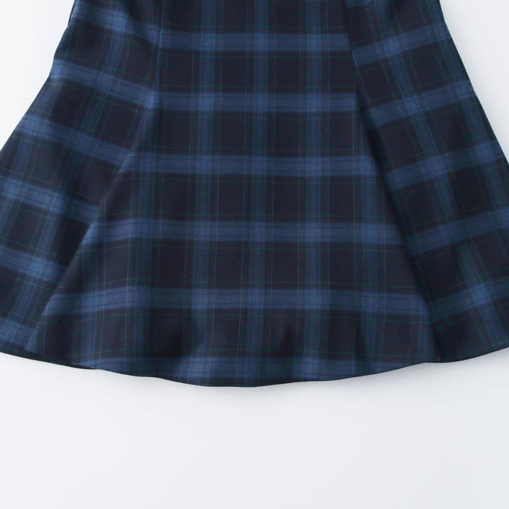 2025 Jarní Dámské Zeštíhlující Bez rukávů Kostkované A-liniové Šaty