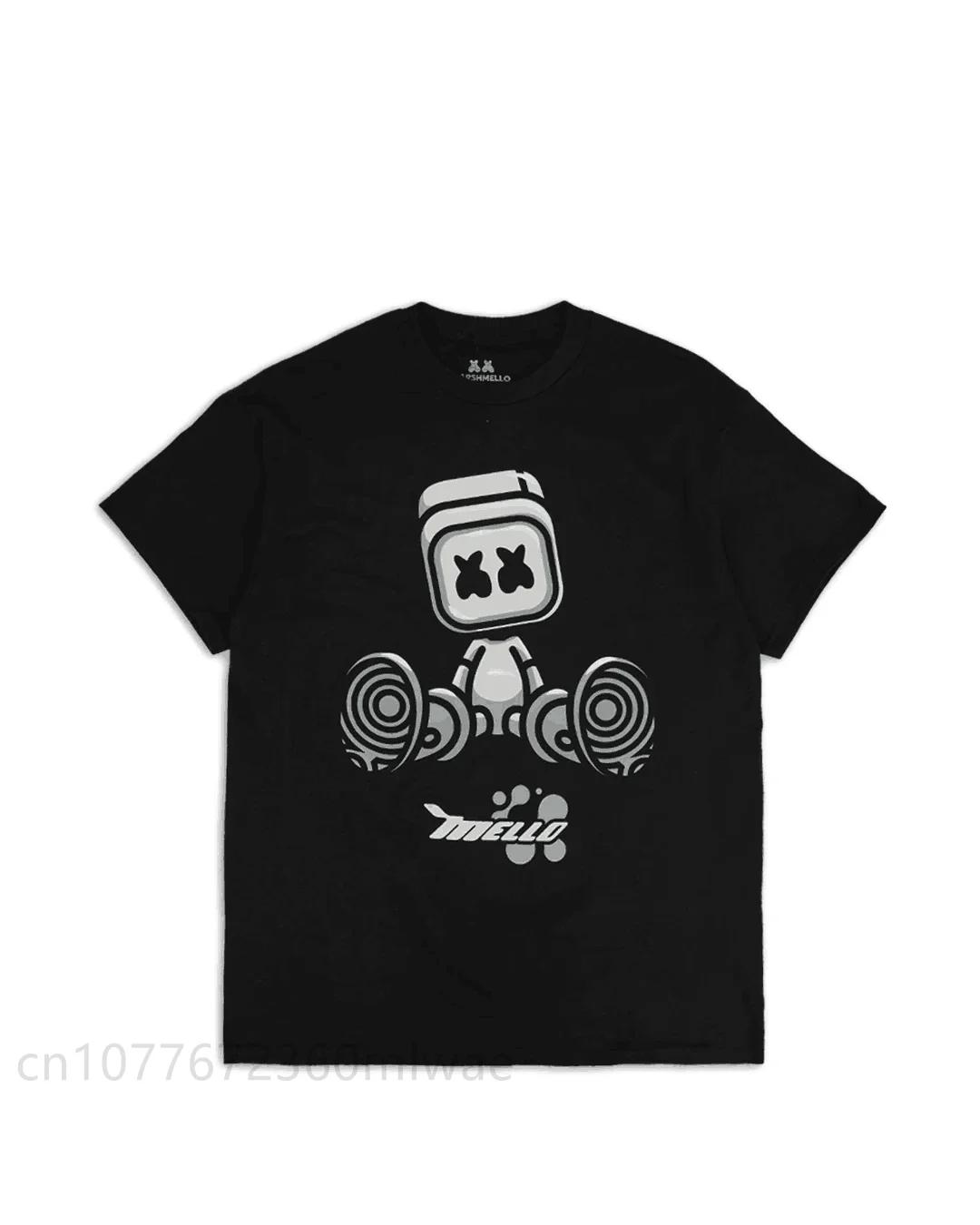 

2024 Marshmello Men s fashion T-shirt Men s Fashion Short Sleeve Face Keep It Mello Print Tee Shirts Cotton Shirt Women Tshirt 4XL