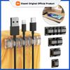 Силиконовый органайзер для USB-кабеля, зажимы для автомобиля, домашнего офиса, рабочего стола, устройство для аккуратного управления проводами, держатель для кабеля, сматывающее устройство для мыши и клавиатуры