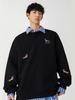 Felpa con cappuccio e polo da uomo alla moda in stile americano con ricamo di bassotto, Top autunnale da donna in due pezzi, Taglia piccola