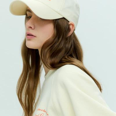 HACIE LOVE LETTERING BALL CAP [IVORY]