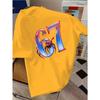 European sizes T-shirt with Spider Pattern and Number 67 Design, Children,Fashionable and Casual - New Summer Trendy Brand Printed Clothing, Unisex