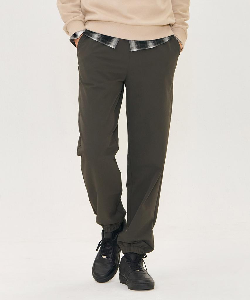 CHASECULT Unisex Stretch Fleece-Lined Jogger Pants - Khaki