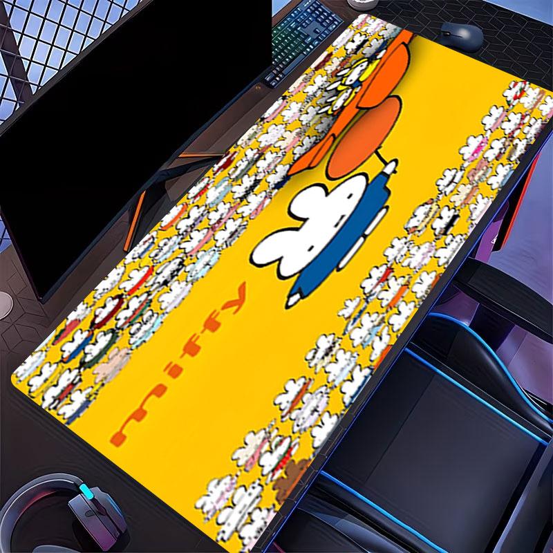 Miffy Print Mouse Pad, for Keyboard Pad Laptop PC Mat for Office Home Use, Desk Decor, Perfect Birthday Gift for Gamers