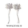 MamacitaSlay Creative 316L Stainless Steel Flower Earrings Party Waterproof Jewelry Women's Elegant High Quality Earrings Gift