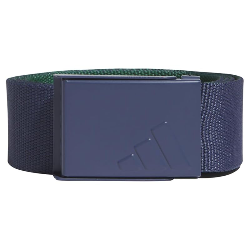 

[Adidas Golf] golf belt reversible webbing belt men s Preloved Ink/College Green OSFM