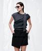 Seutimillon Tie Tidale Sleeveless Blouse_Charcoal