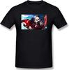 Azur Lane 3D Print Short Sleeve Fashion T Shirt for Men Black