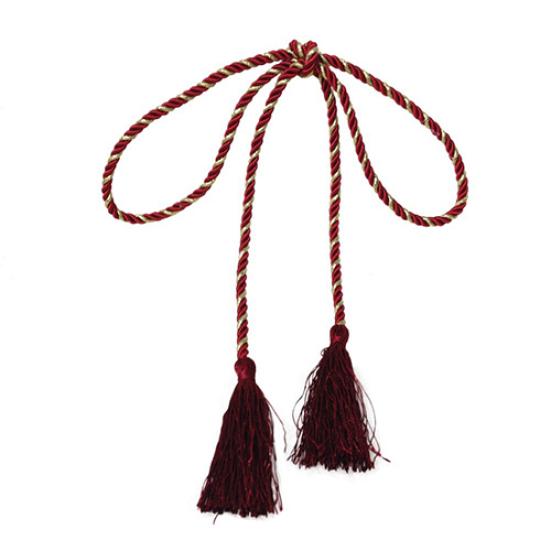 

1 шт., домашняя необычная веревка, оконные линии, занавеска для комнаты, бахрома, кисточка, подхват вино красного