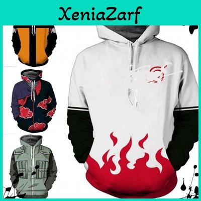 Hokage Ninjia Anime Hoodie Lässige Langarm Pullover Für Stilvollen Komfort UK