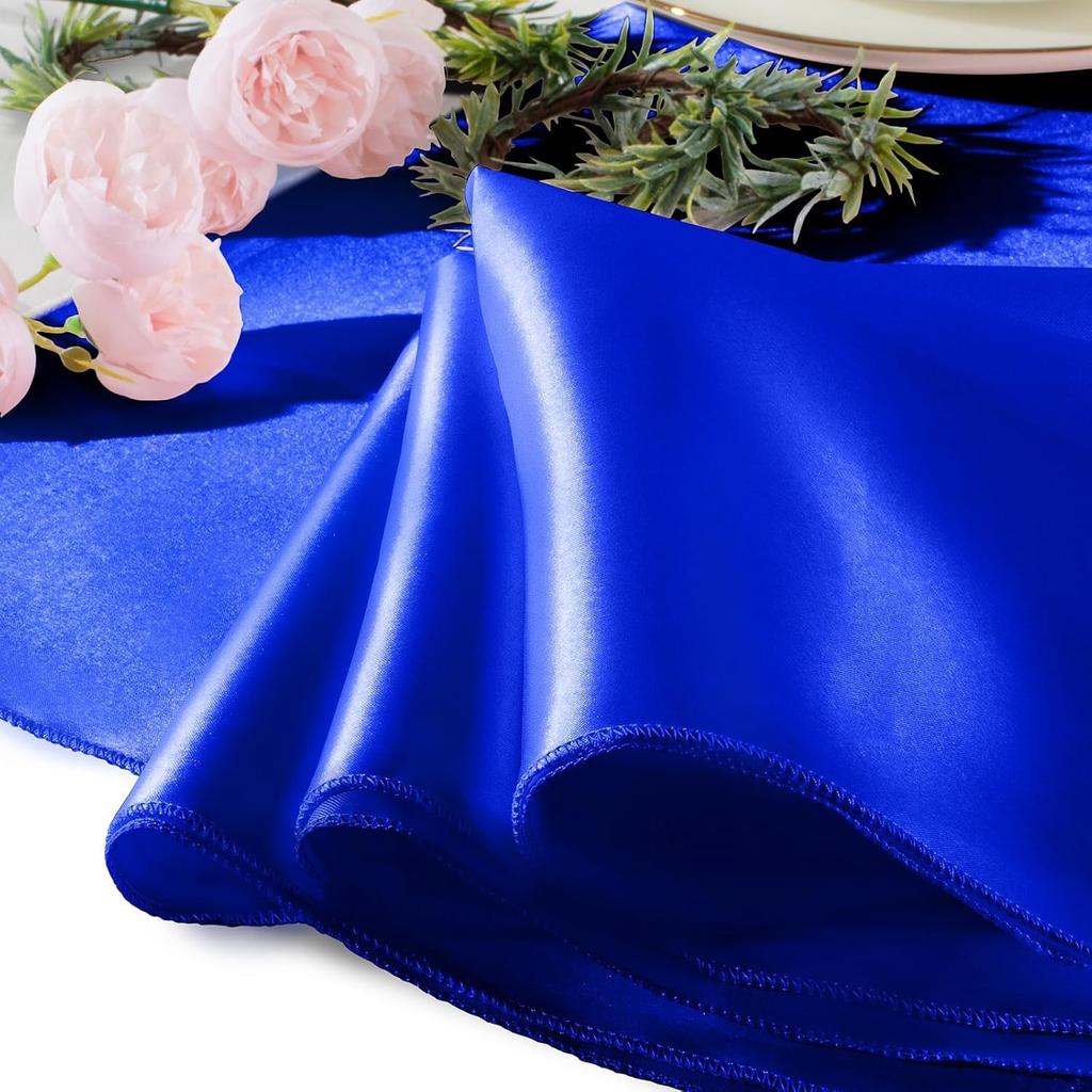Anti-wrinkle Shiny Square Satin Napkin Washable Seamless Royal Shine Glamor Table Napkin Dining Party Wedding Napkins Home Decor