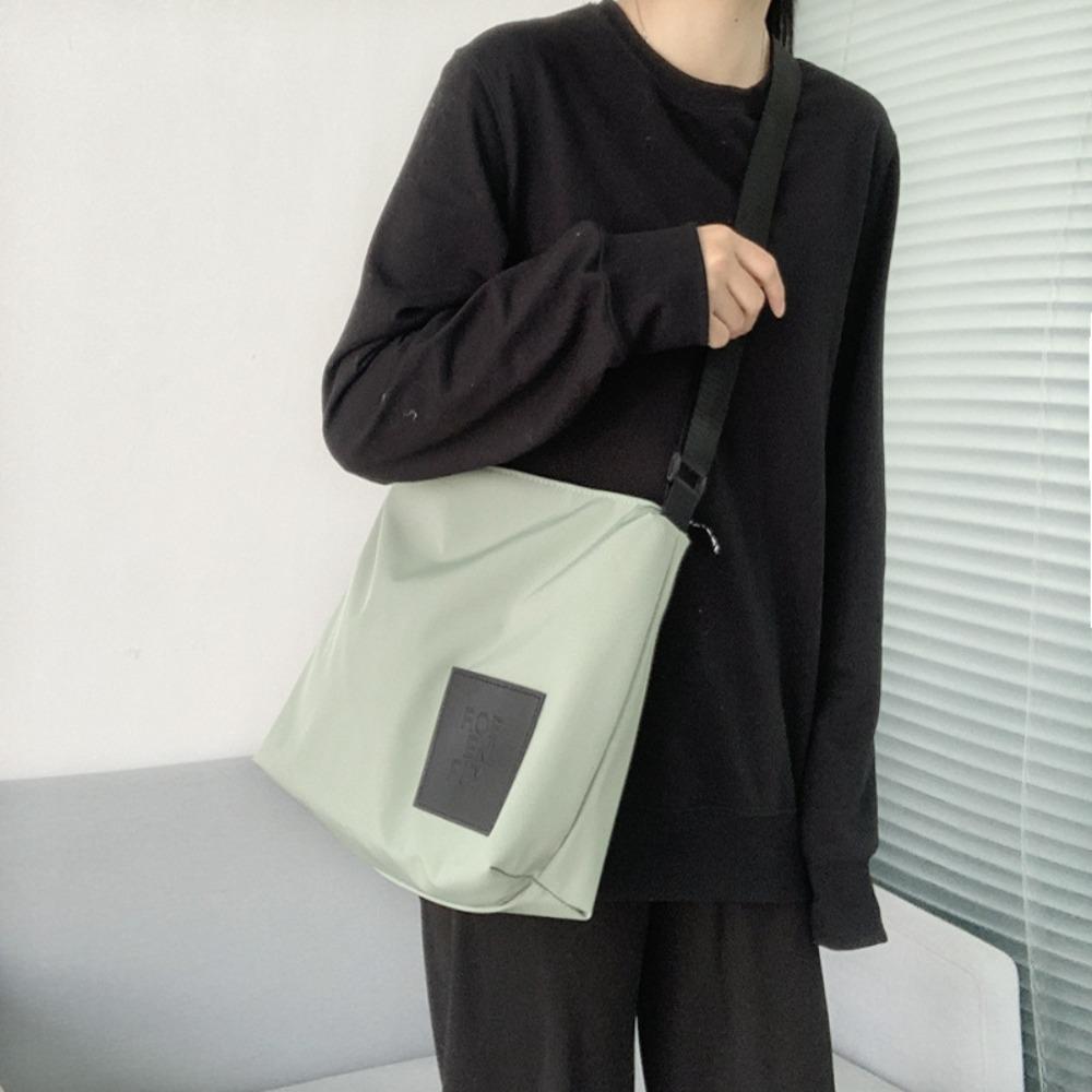 Fashion Trend Simple Womens Canvas Bag Waterproof Versatile Crossbody Bag One-shoulder Large-capacity Shoulder Bag For Lady Girl