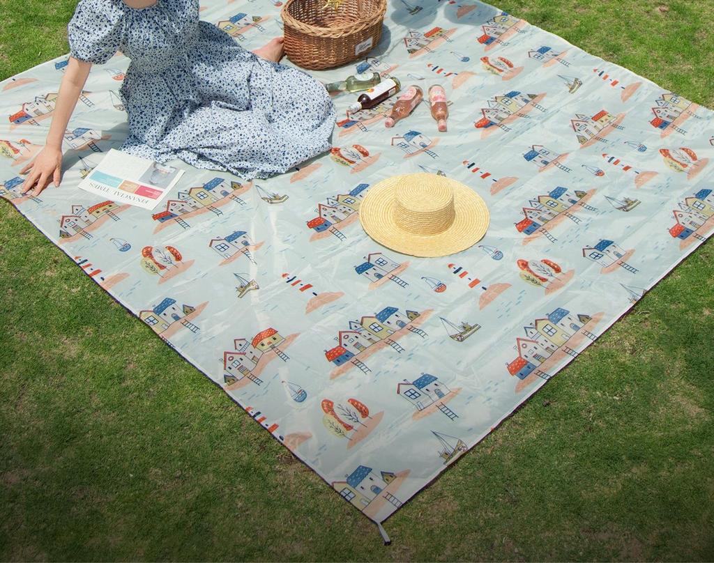 Ultraleichte tragbare wasserdichte Picknickmatte – faltbar und feuchtigkeitsbeständig für Gras und Strand