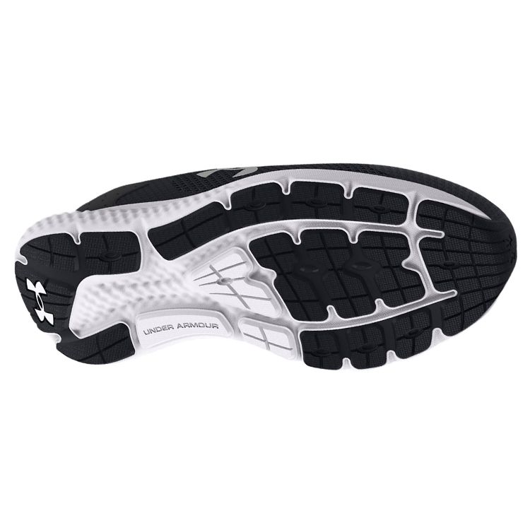 Under Armour Charged Rogue 3 Black Metallic Silver Women Sneakers 3024888-001