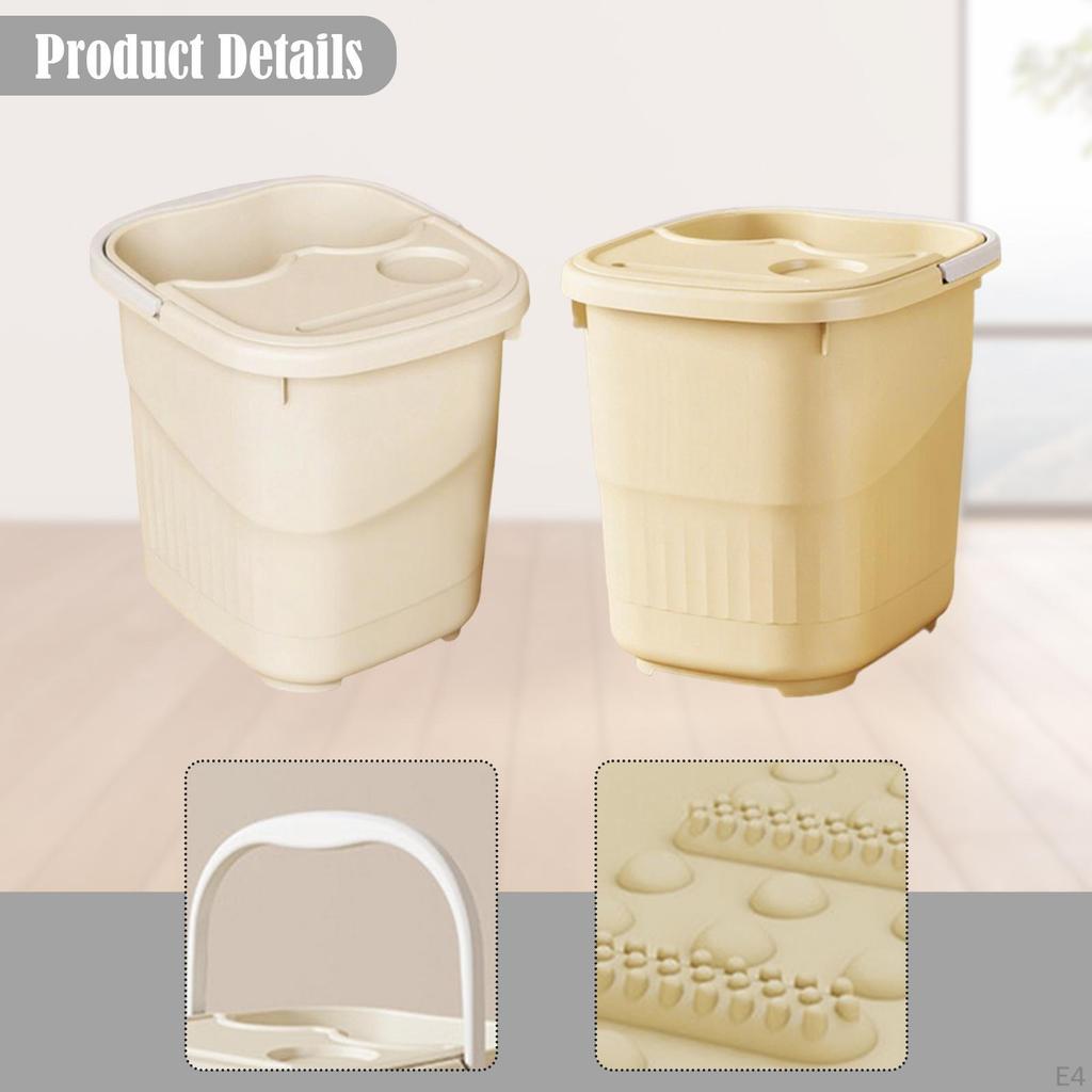 2 Pieces Foot Soaking Tub Bathing Bucket Lightweight Feet Washing Basin Foots SPA Soak for