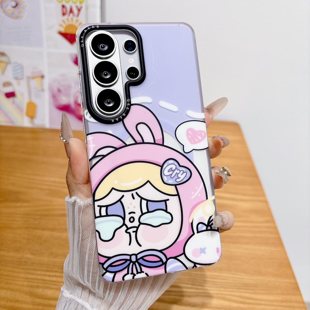 New imd skin matte cartoon magnetic suction new Samsung S11ultra mobile phone case S11/S11 anti-drop