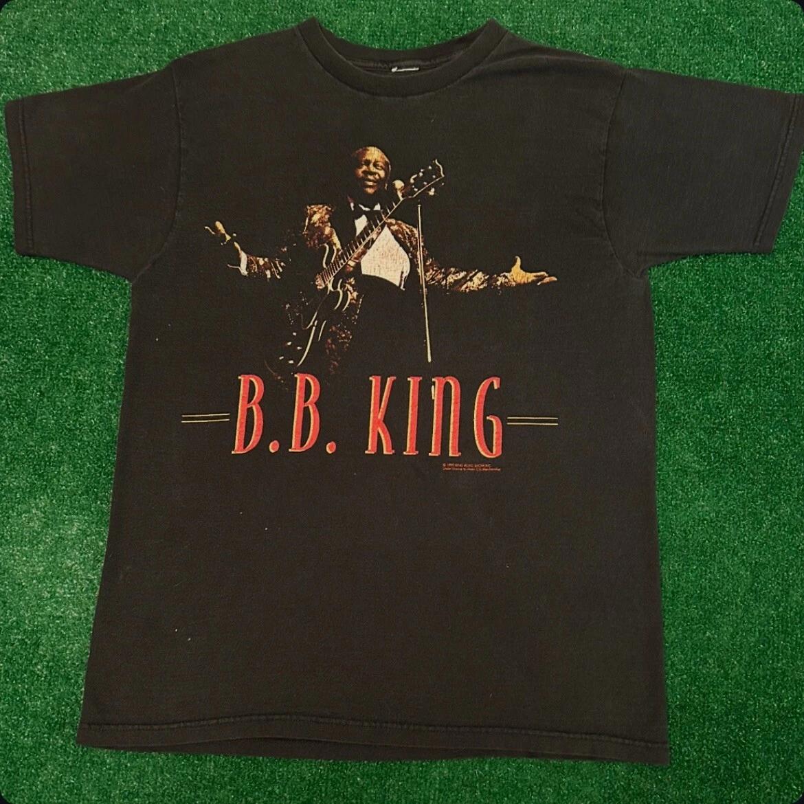 Vintage 90s BB King On Tour 2000 Blues Guitar VTG Shirt Mens Size Large L