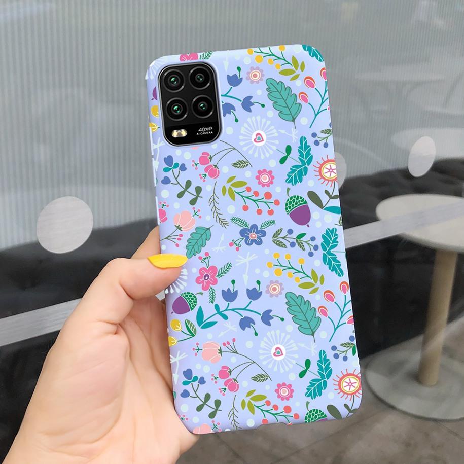For Xiaomi Mi 10 Lite 5G Case Cute Cartoon Cow Soft-Touch Silicone Bag Back Cover For Xiomi Mi 10 Lite 5G Protector Bumper Funda