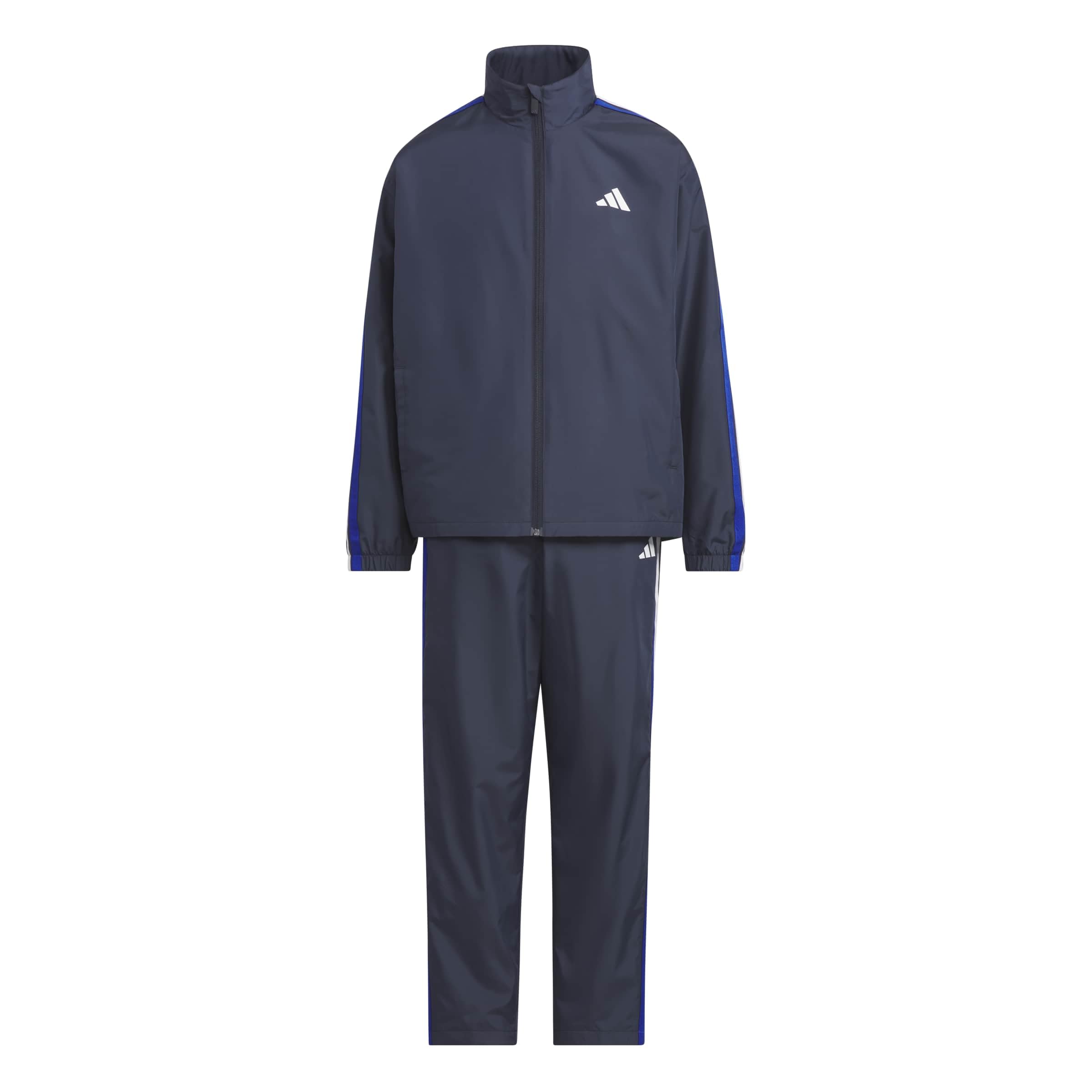 

Комплект спортивного костюма Adidas тканый Legend Legend Ink Детский Незаменимый 3 полоски (KO216) - Верхние чернила, Нижние (JZ8700)