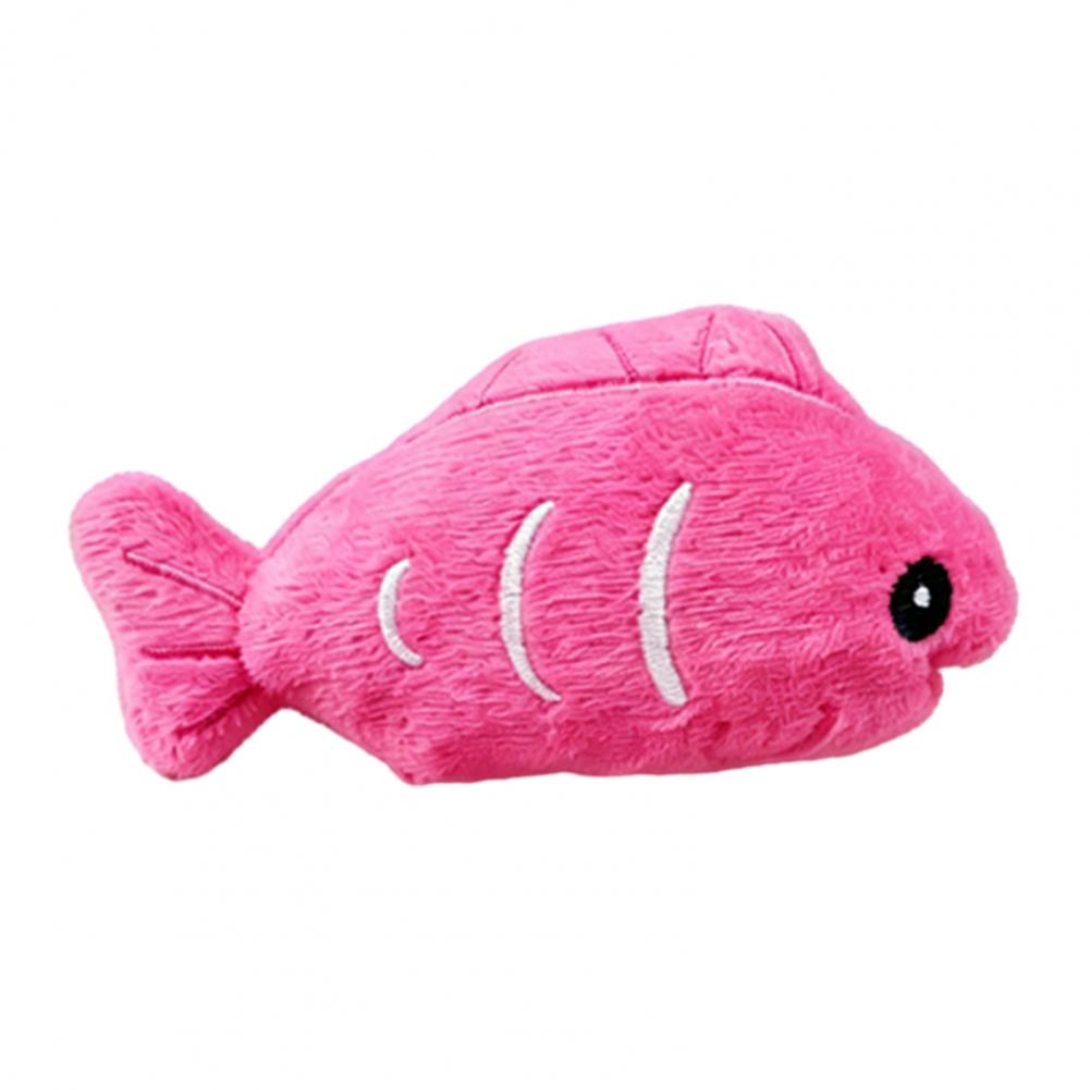 cat supBright Color Cat Toy Plush Fish Cat Toy with Catnip Soft Crinkle Chew Toy for Indoor Cats Stuffed Hunting Teething Kitten