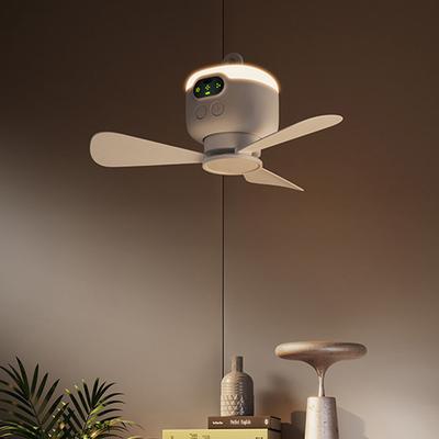 Portable Ceiling Fan Light Rechargeable Camping Fan with Remote Control Tent Fan Outdoor Fan for Outdoor Camping Dorm