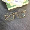 Mai Sui Glasses Women'S Metal Box College Casual Wind Myopia Frame Men'S And Women'S Anti-Blue Light Mirrors Men'S