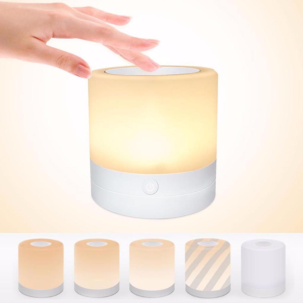 7 Farben Silikon LED Sensorleuchte Niedliche Nachtlampe Kinder Schlafzimmer