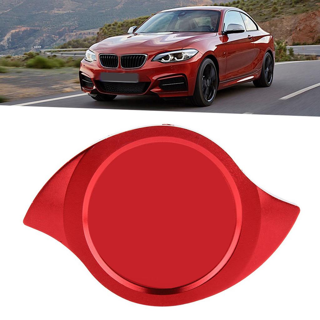 1pcs Car Modification Aluminium Cap Decorative Covers Red