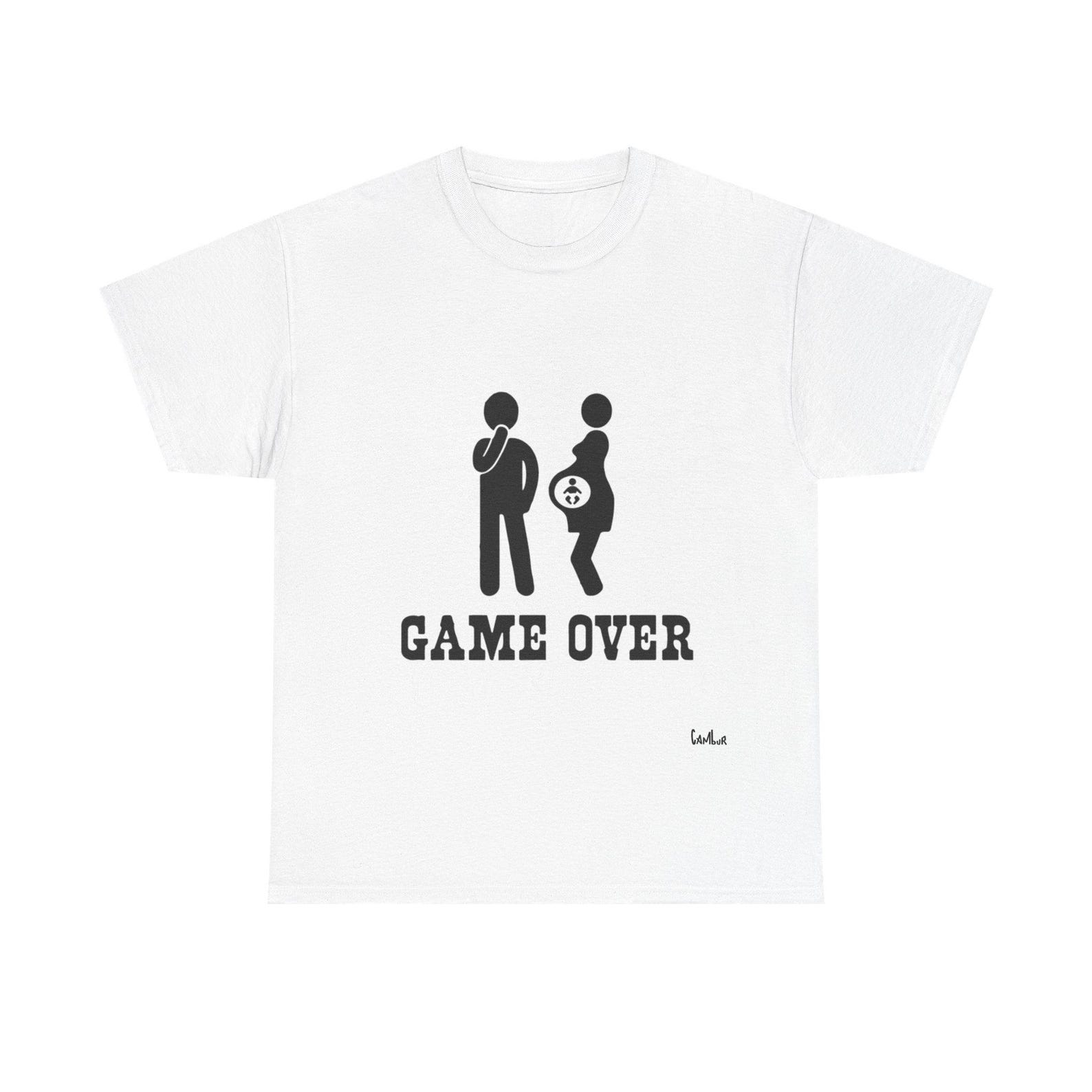 Game Over Unisex Heavy Cotton Tee S