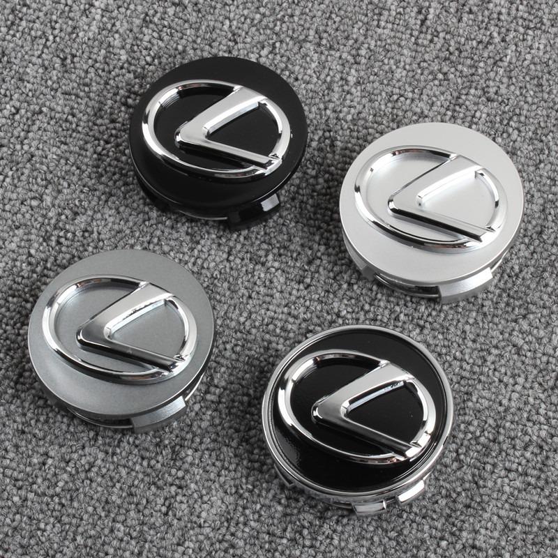 PEOB7 4Pcs 62mm Car Wheel Center Hub Cap Rim Refit Dust-proof Cover For Lexus NX200T ES200 ES350 IS300 RX240 GS450h LS500h Accessories