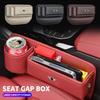 Autositz-Lücken-Organizer Multifunktionale Aufbewahrungsbox Becherhalter für MINI One Cooper JCW Countryman Clubman Cabrio Paceman Coupe