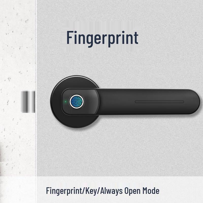 Aokewen Classic Black Smart Fingerprint Door Lock