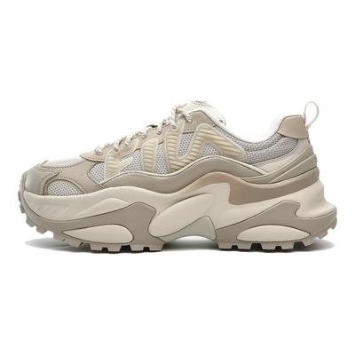 Cella Tejido Piel Sintética Casual Versátil de Caña Baja Zapatillas Papá Zapatillas Mujer Gris Niebla F12W331109FFD