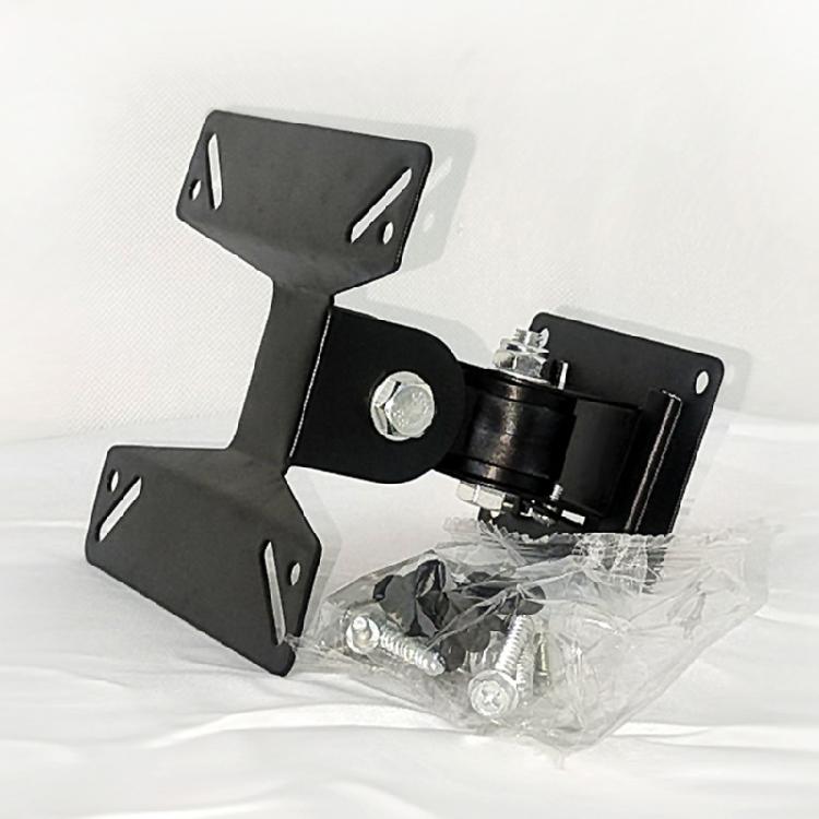 Compactly Space Saving Wall Mount Bracket for 14-24Inch LED TVs and Monitors Ideal for Small Areas Angle Adjustment