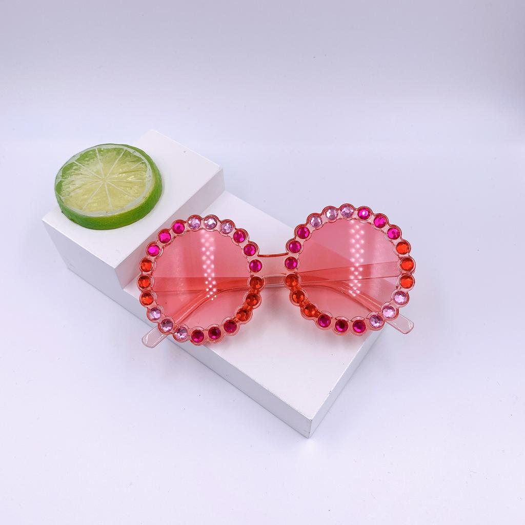 Children 2-10 Years Old Round Frame Sunglasses Fashion Frame Cartoon Personalized Sunglasses Fashion Sunglasses