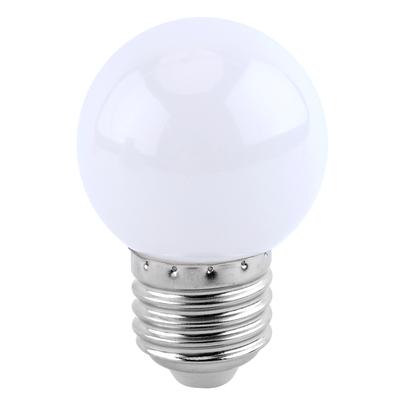 2W E27 Multicolore Ronde LED Ampoule Boule Lampe Globe Éclairage Maison Bar Magasin Blanc