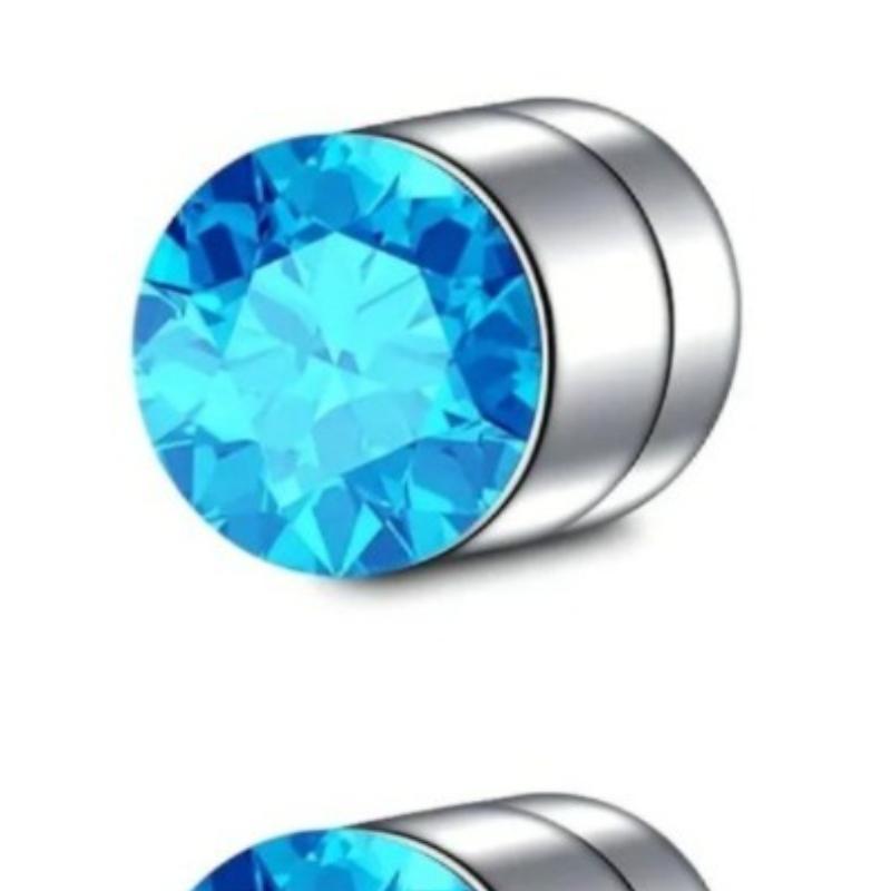 2-12 Stück Einfache Magnetische Nasenstecker-Ohrringe aus Edelstahl, 3 mm Nicht durchbohrte Körperschmuck für Männer und Frauen