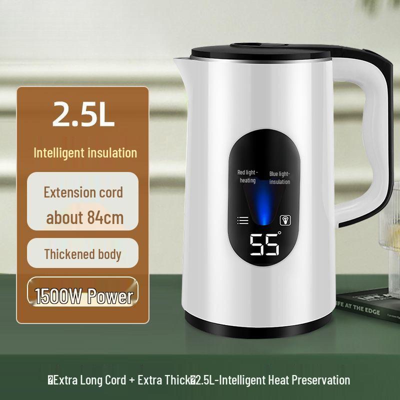 German Electric Kettle: Large Capacity, Durable Thermos, Automatic Power-Off, Constant Temperature Function